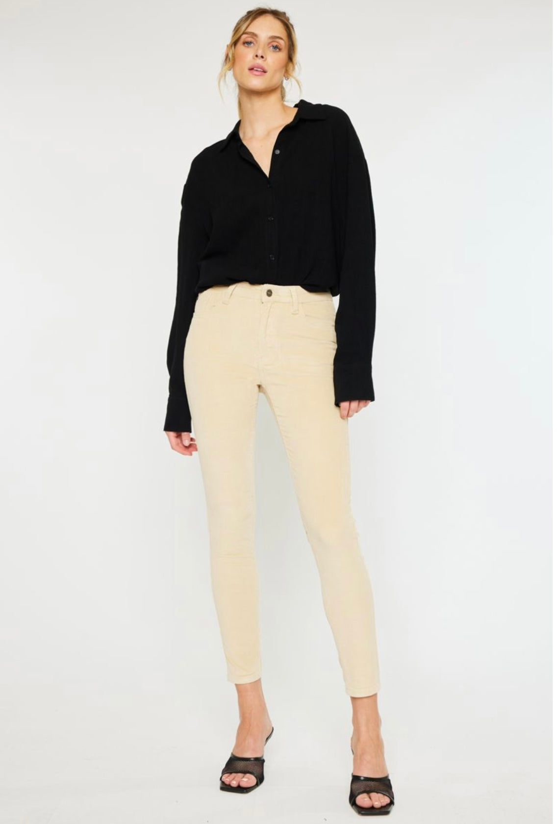 KanCan High Rise Corduroy Skinny