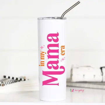In My Mama Era Tall Tumbler, Stainless Tumbler, Mother's Day