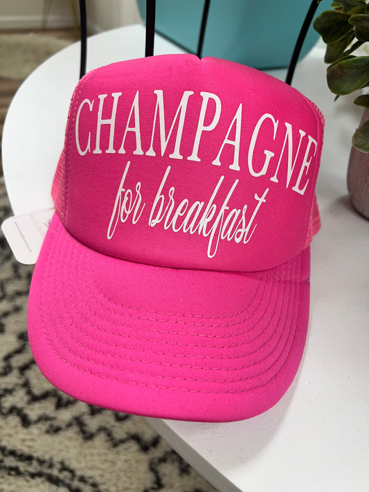 Champagne For Breakfast Trucker Hat
