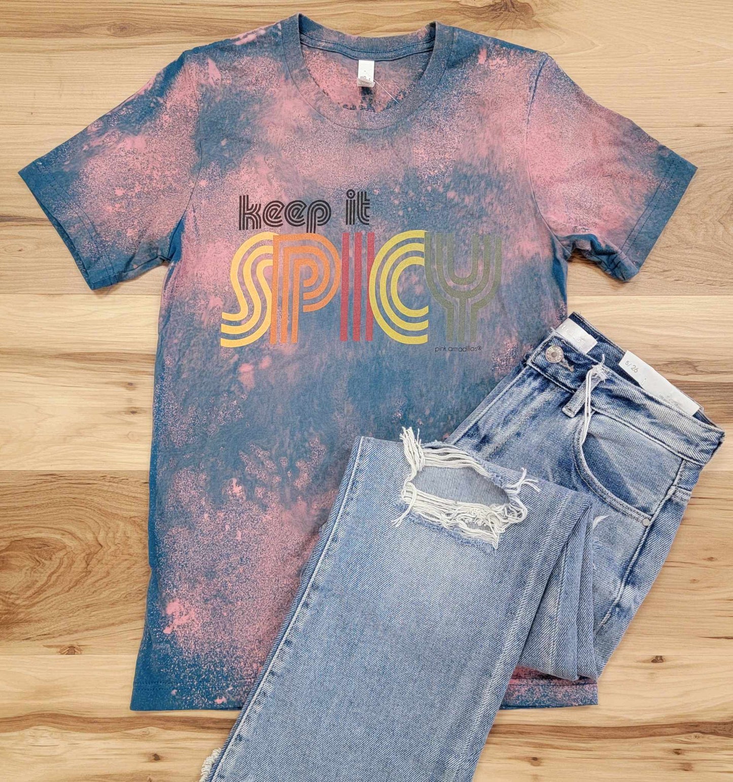 Keep It Spicy Vintage Boyfriend Graphic Tee