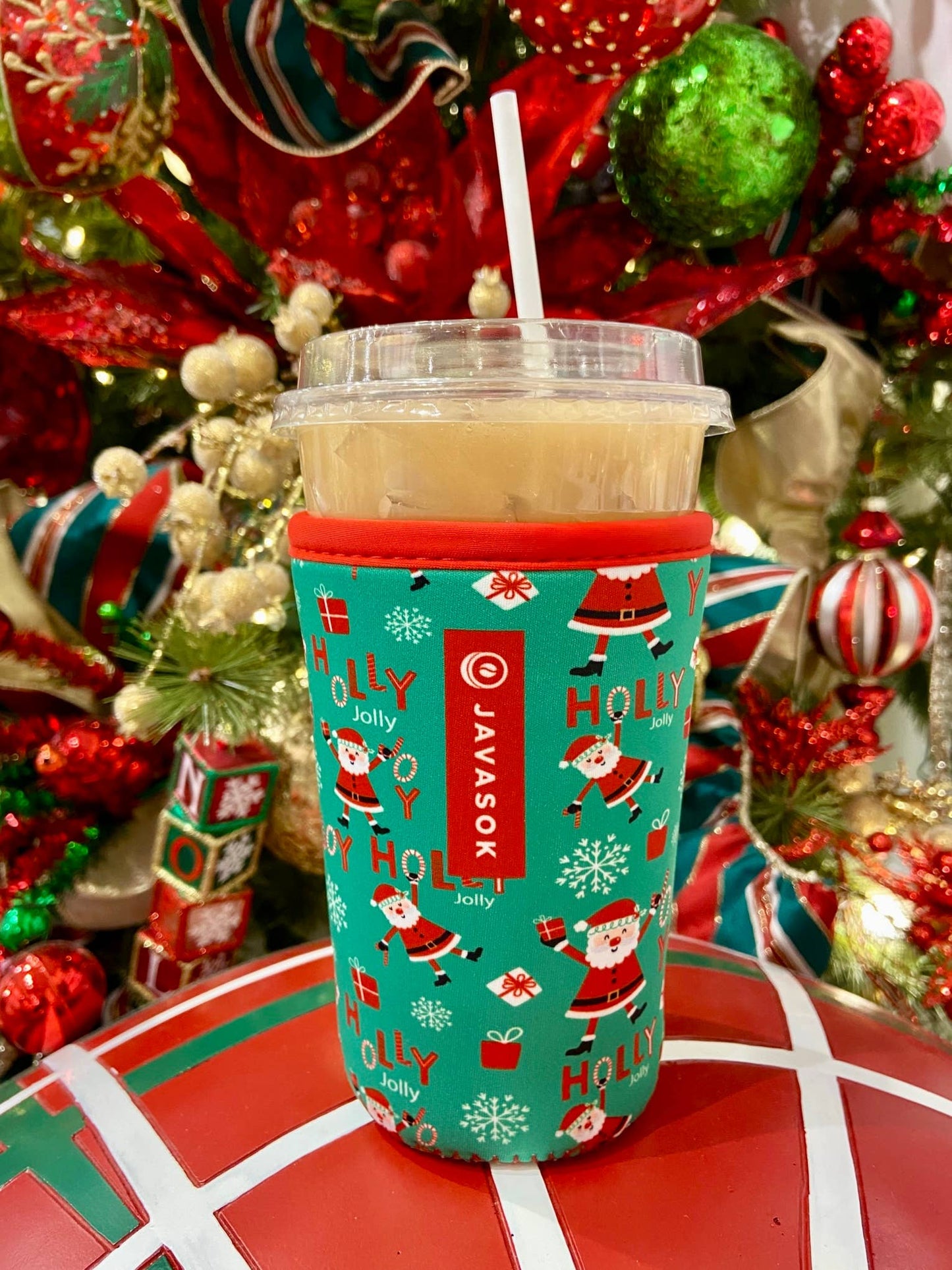 JavaSok - Jolly Santas: Medium 22-28oz