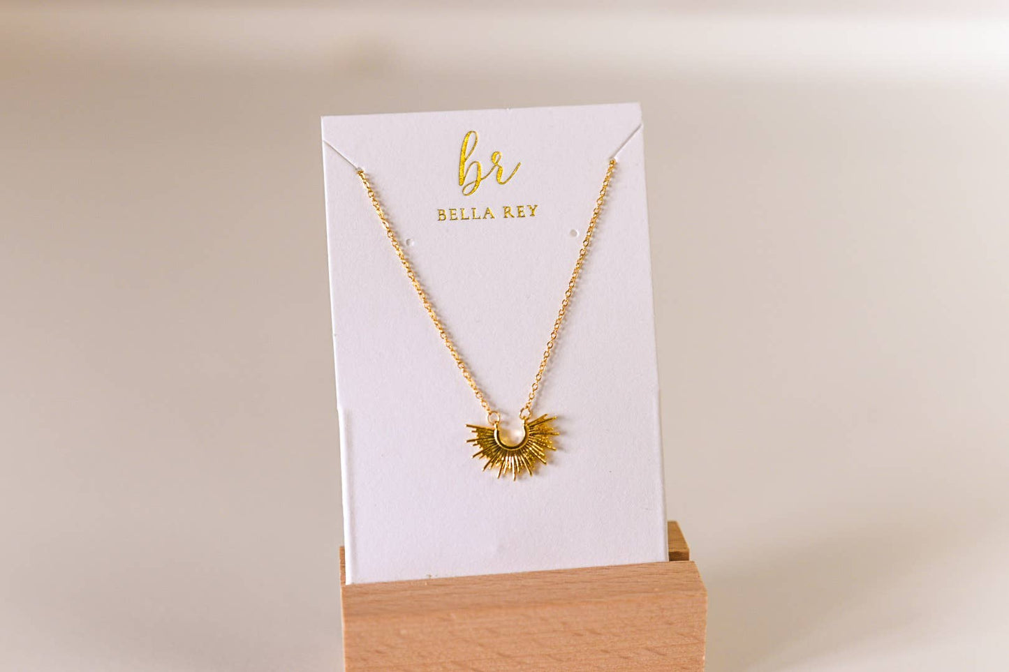 Alys Dainty 18k Gold Plated Starburst Necklace
