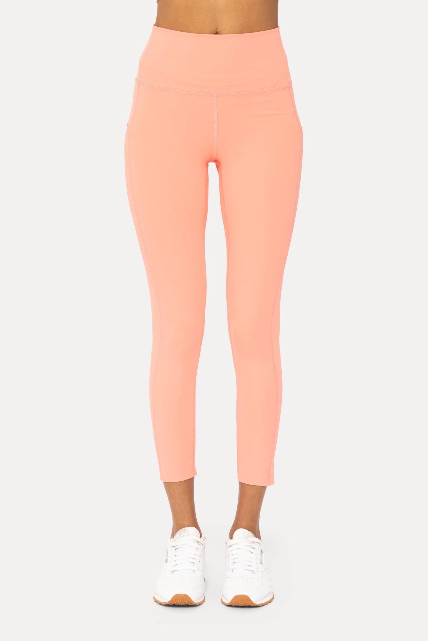 Laser-Cut and Bonded Essential Foldover Highwaist Leggings