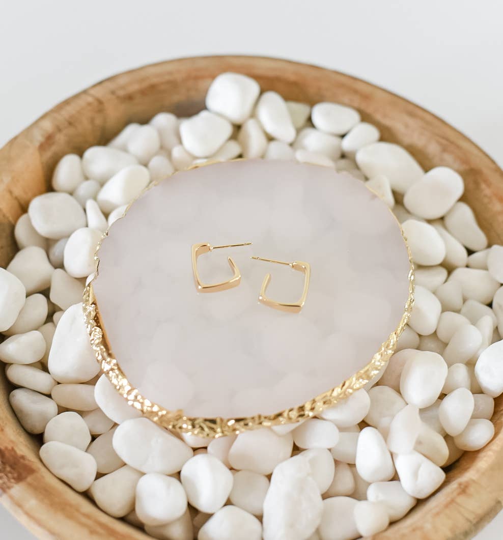 The Bryn Kate 18k Gold Plated Stud Earrings