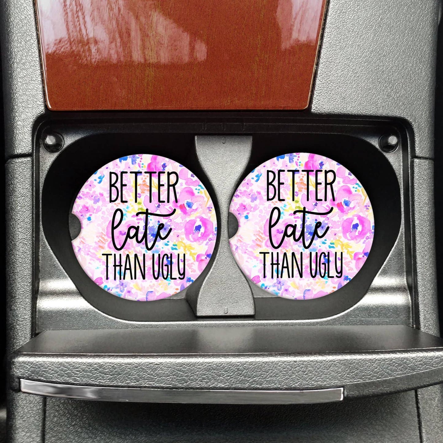 Coquette Car Coasters (2 Pack)