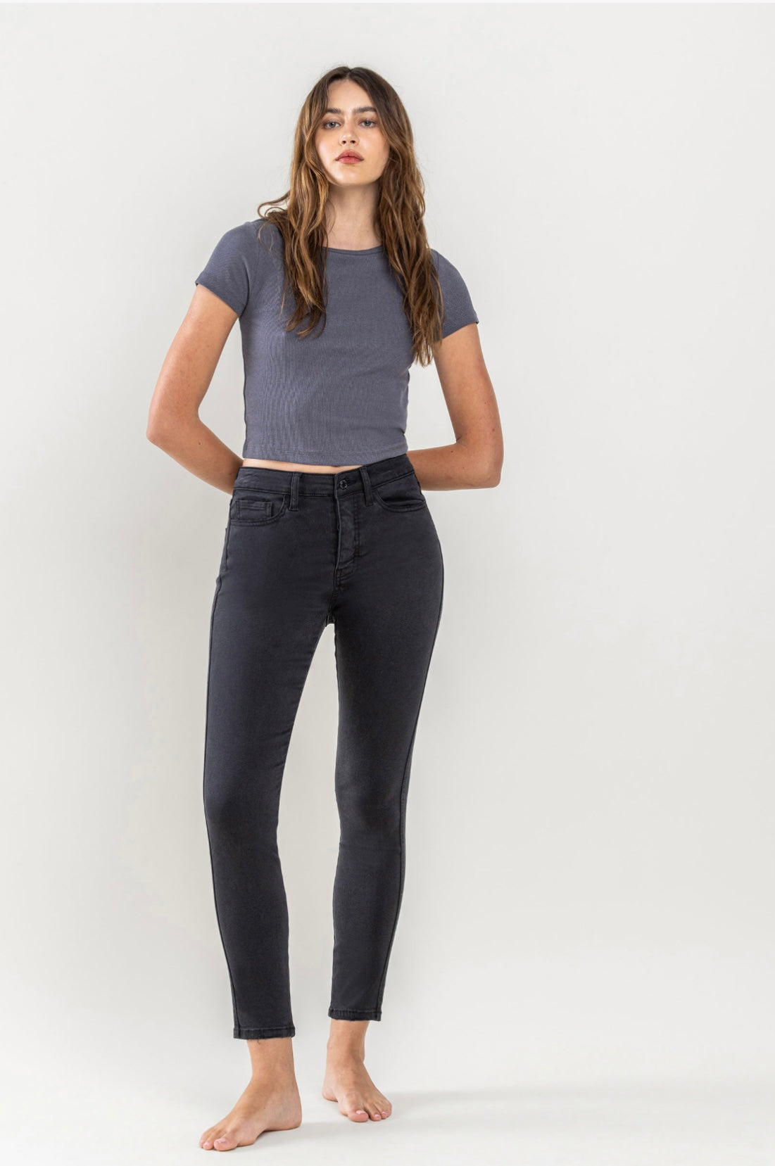 Vervet High Rise Ankle Skinny