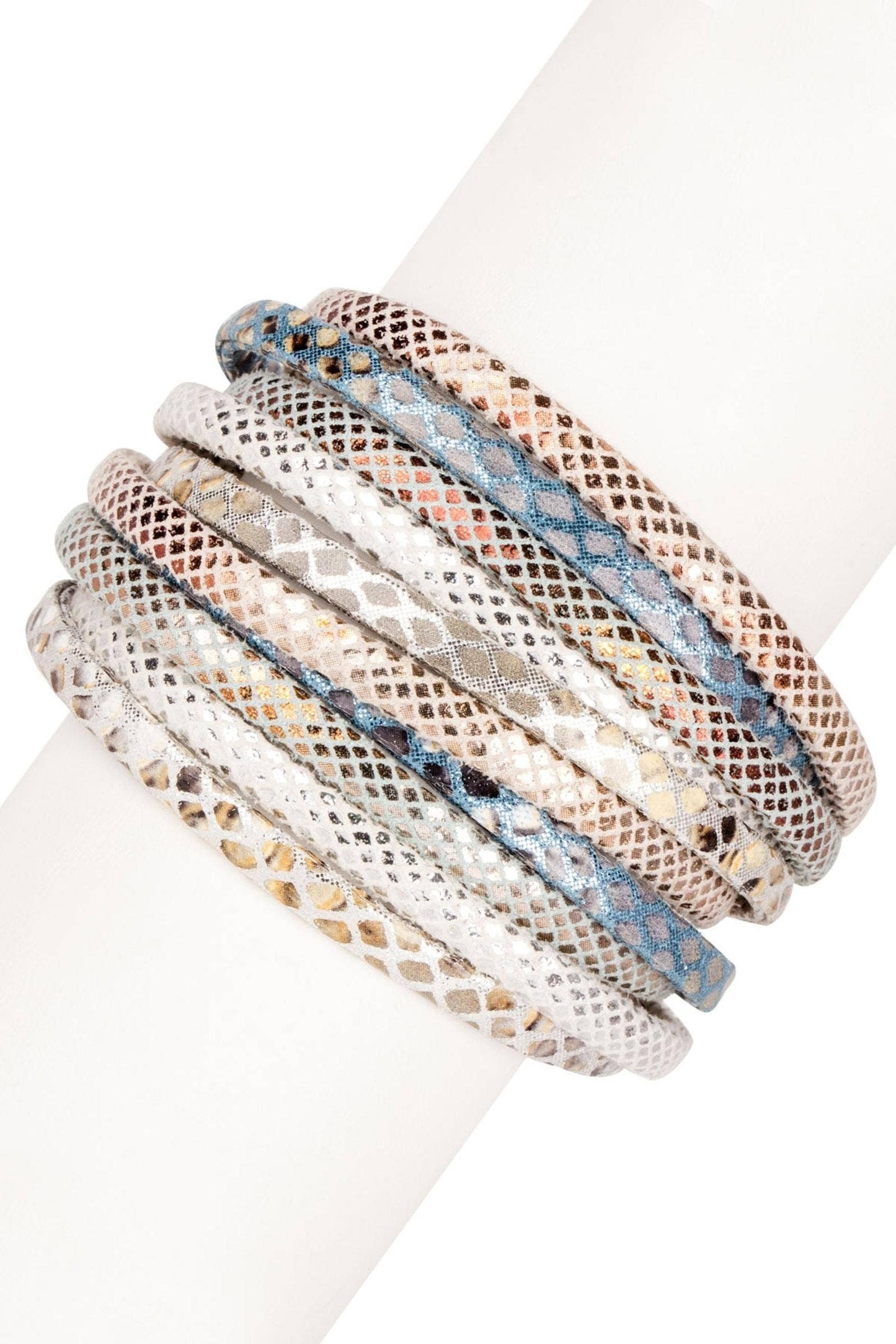 Wild Thing Multi Strand Stackable Leather Bracelet