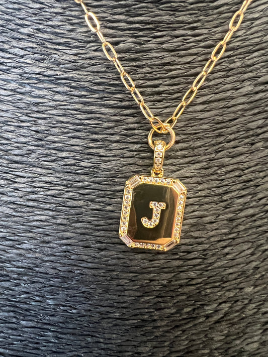 Initial Pendant Necklace