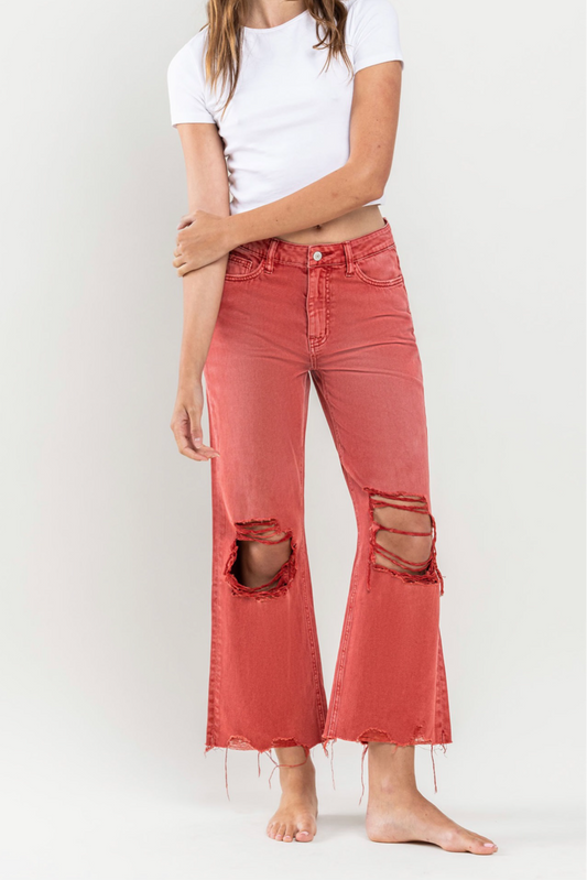 Vervet 90's Vintage Crop Flare Jean