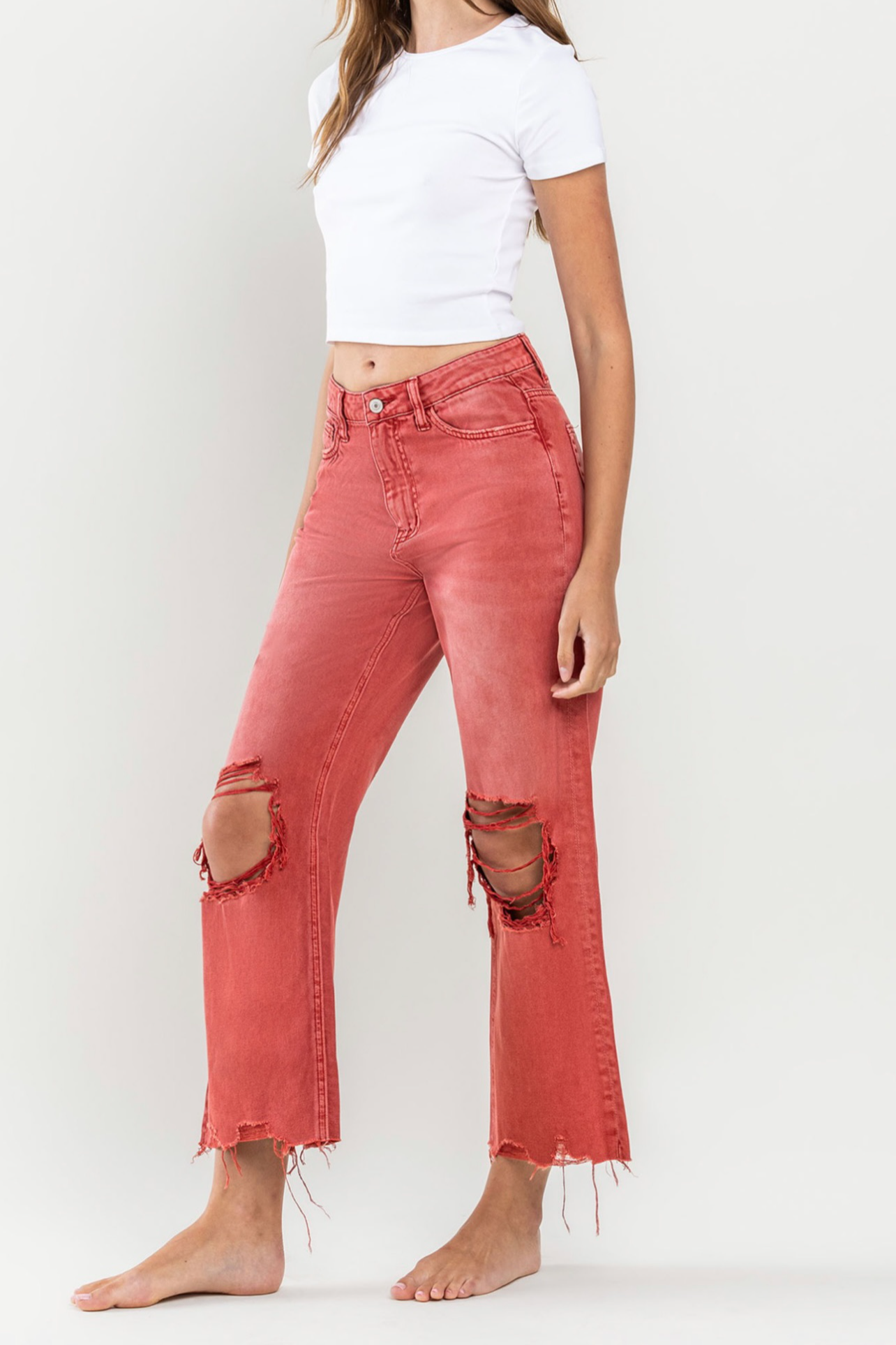 Vervet 90's Vintage Crop Flare Jean