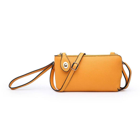 Kendall Crossbody/Wristlet - Light Orange