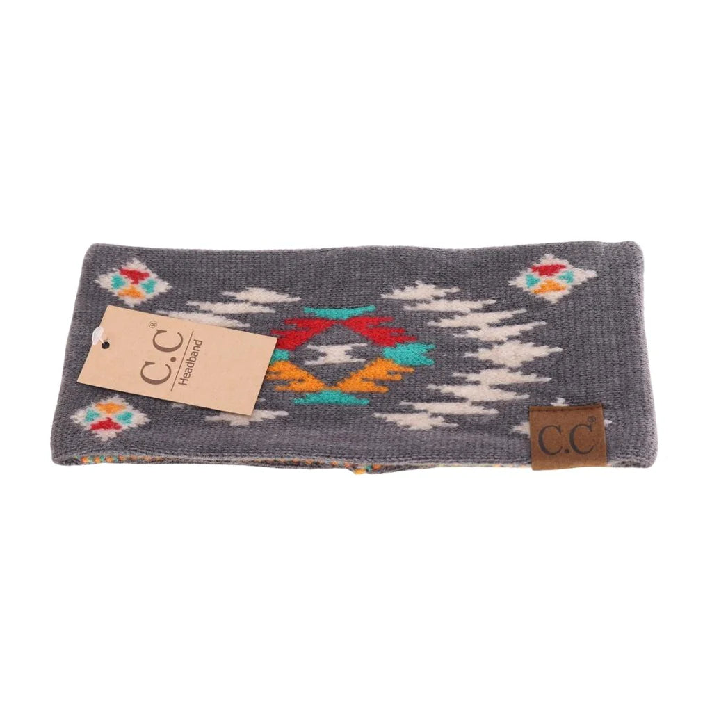 C.C. Aztec Patterned Head Wrap