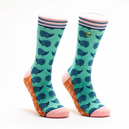 Woven Pear Crew Socks