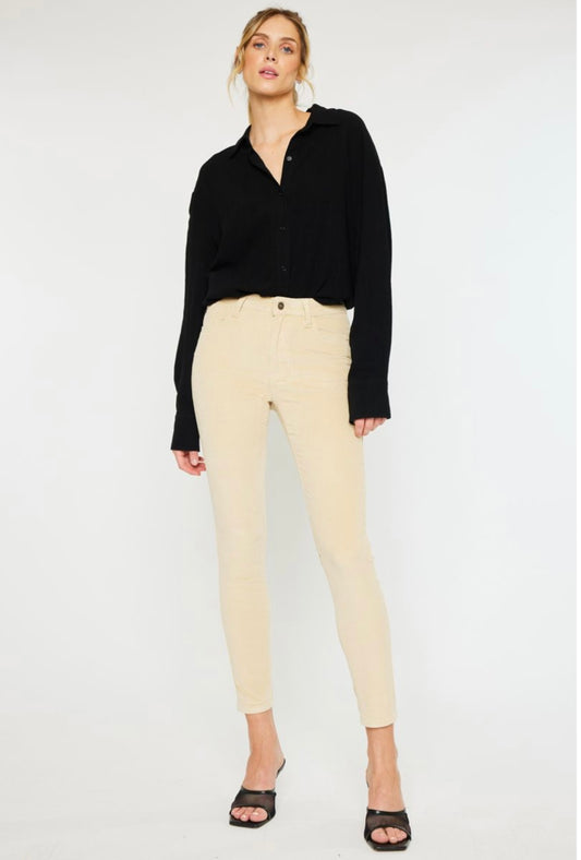 KanCan High Rise Corduroy Skinny