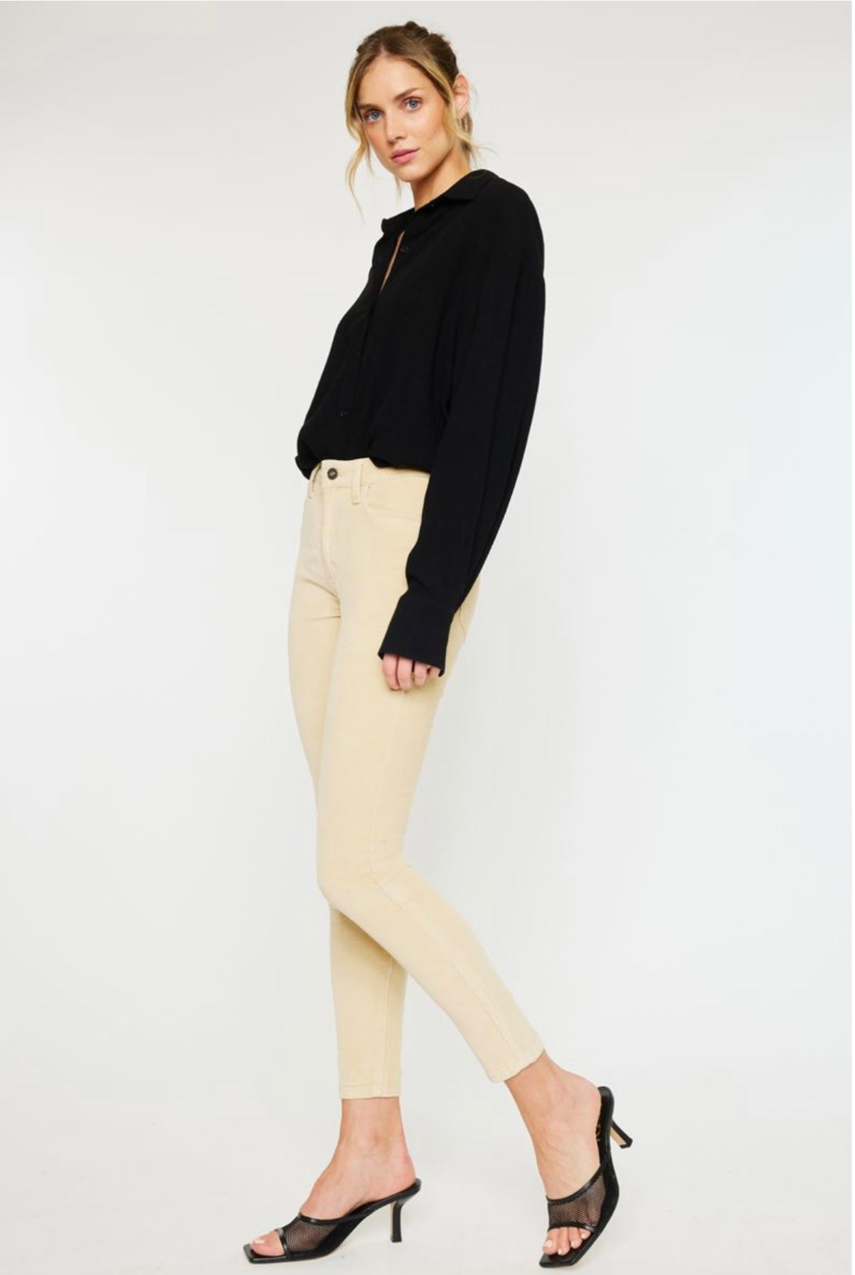 KanCan High Rise Corduroy Skinny