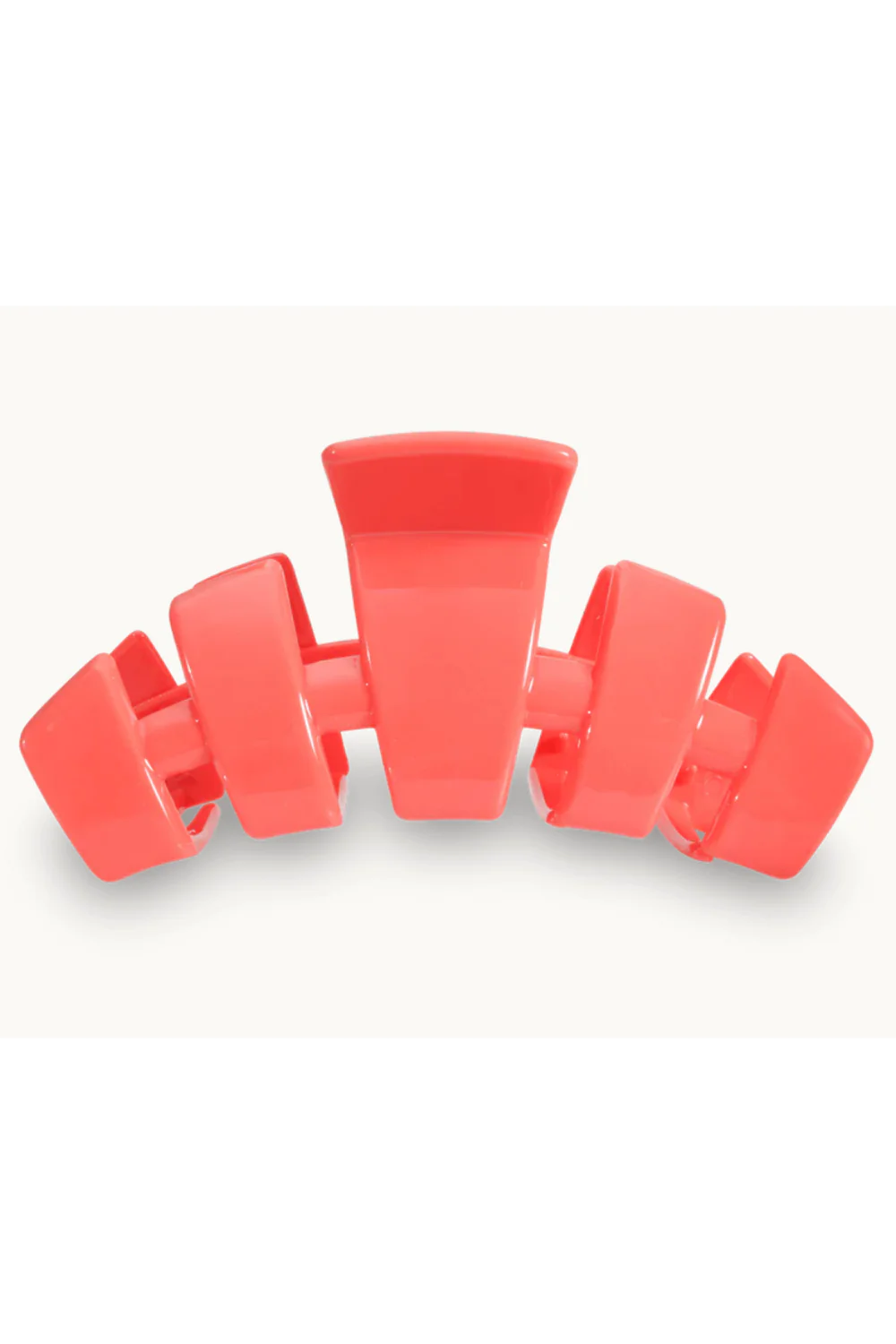 Tiny Classic Hair Clip - Coral