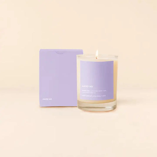 Life Happens Candle Rocks Glass - Hard No