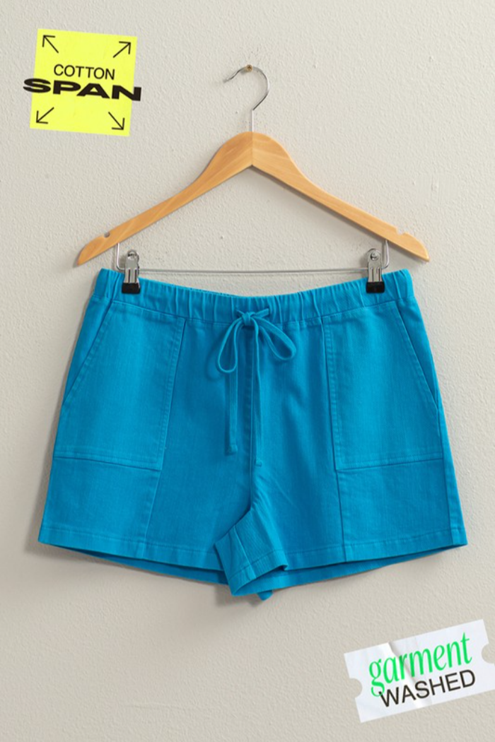 Patch Pocket Drawstring Short