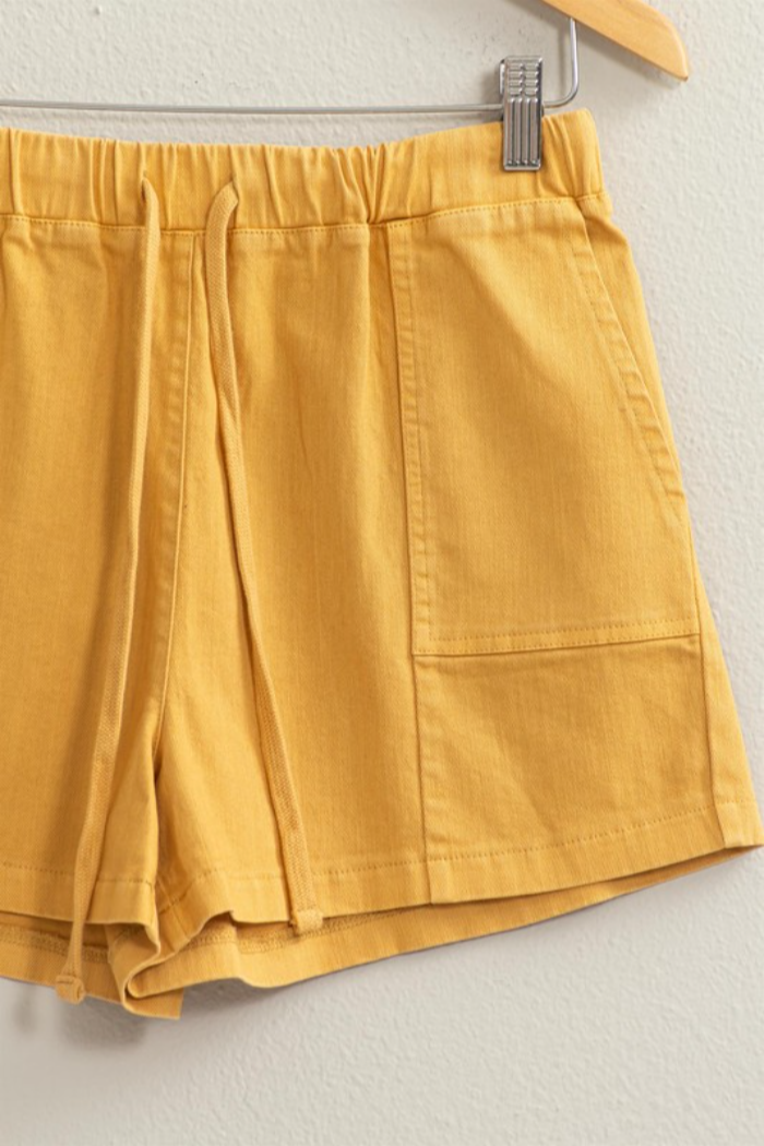 Patch Pocket Drawstring Short