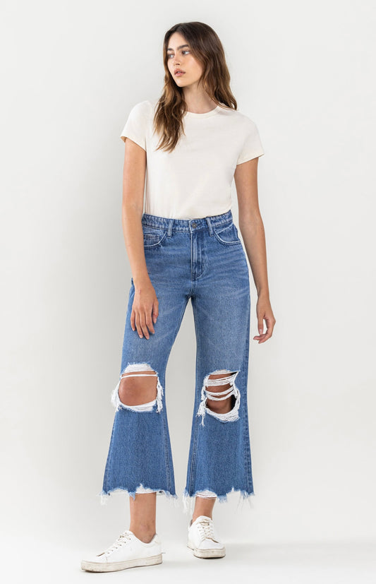 Vervet 90's Vintage Crop Flare-