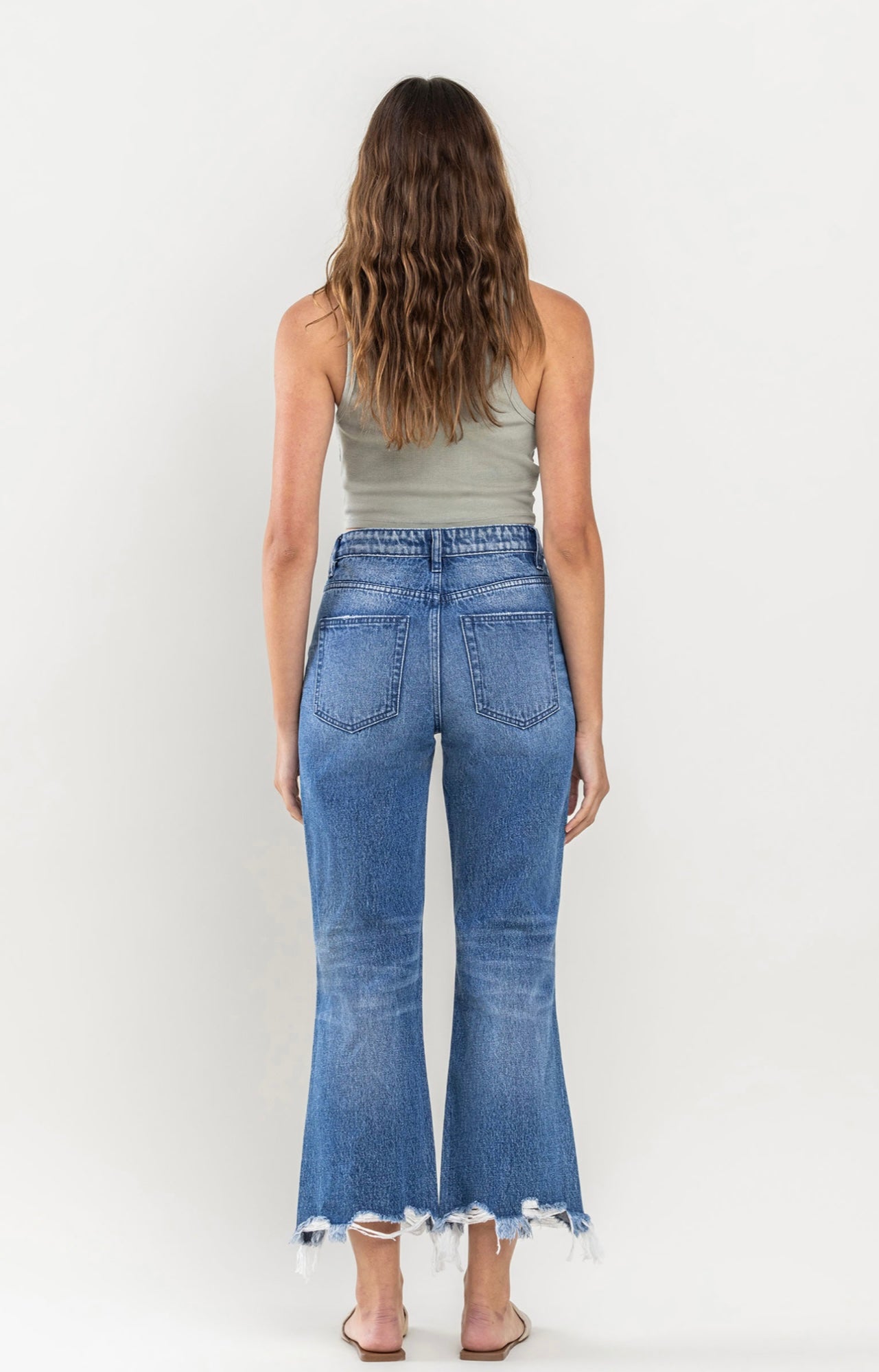 Vervet 90's Vintage Crop Flare-