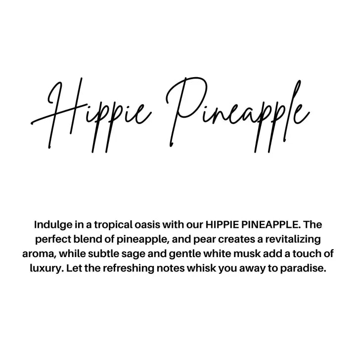 Hippie Pineapple 8oz Soy Candle