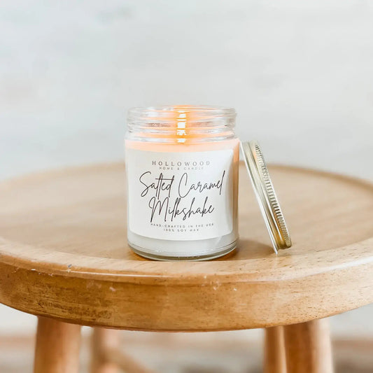 Salted Caramel Milkshake 8ox Soy Candle