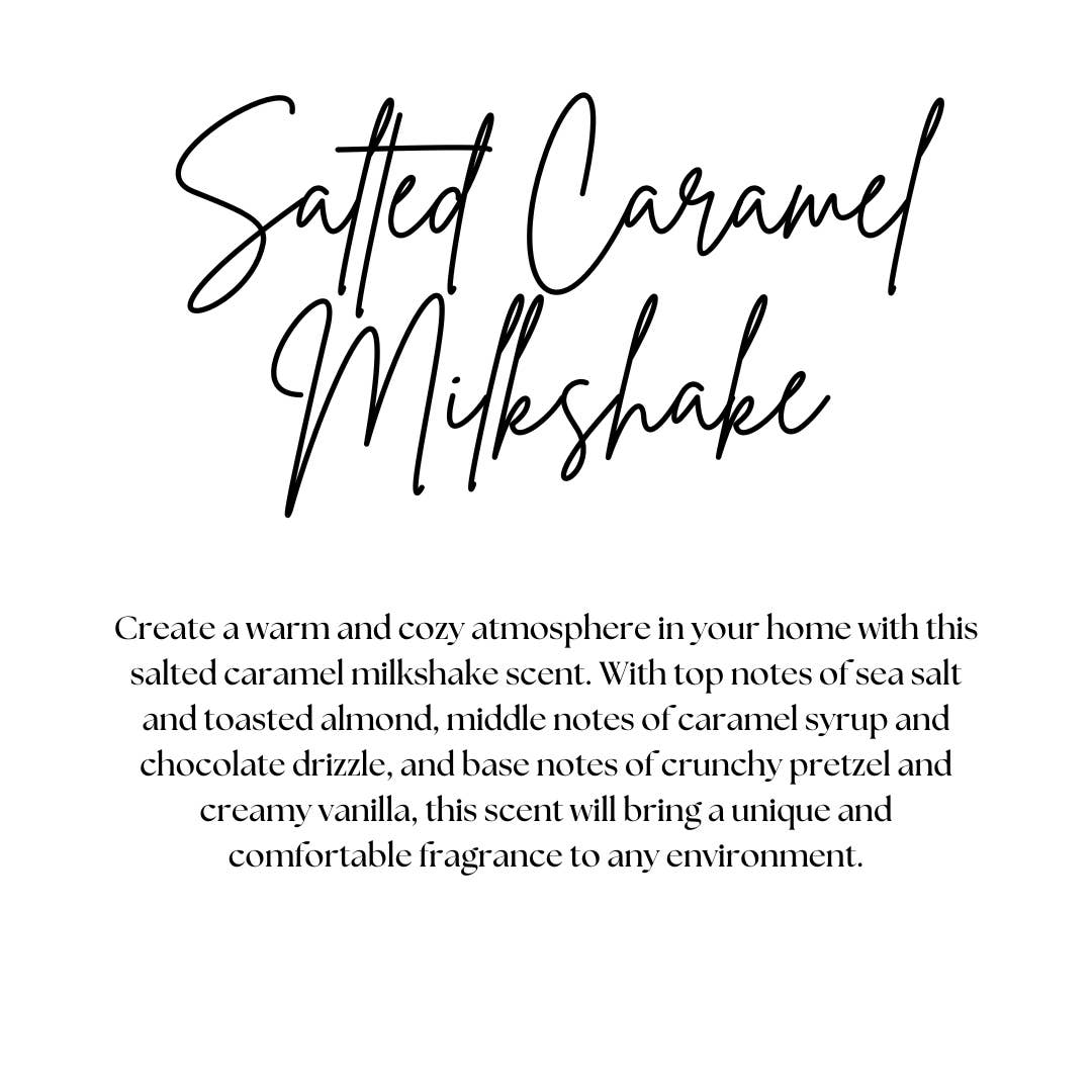 Salted Caramel Milkshake 8ox Soy Candle