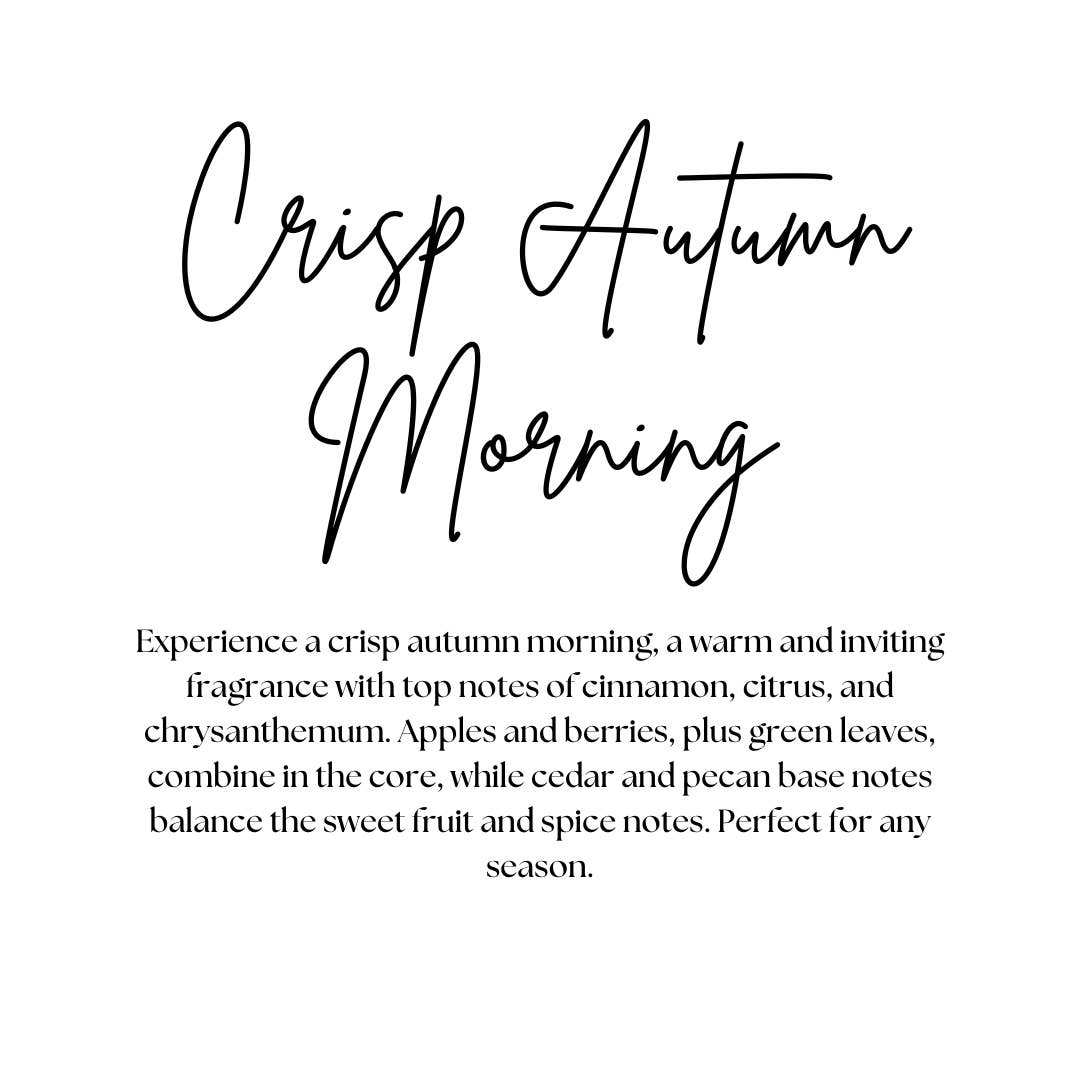 Crisp Autumn Morning 8oz Soy Candle