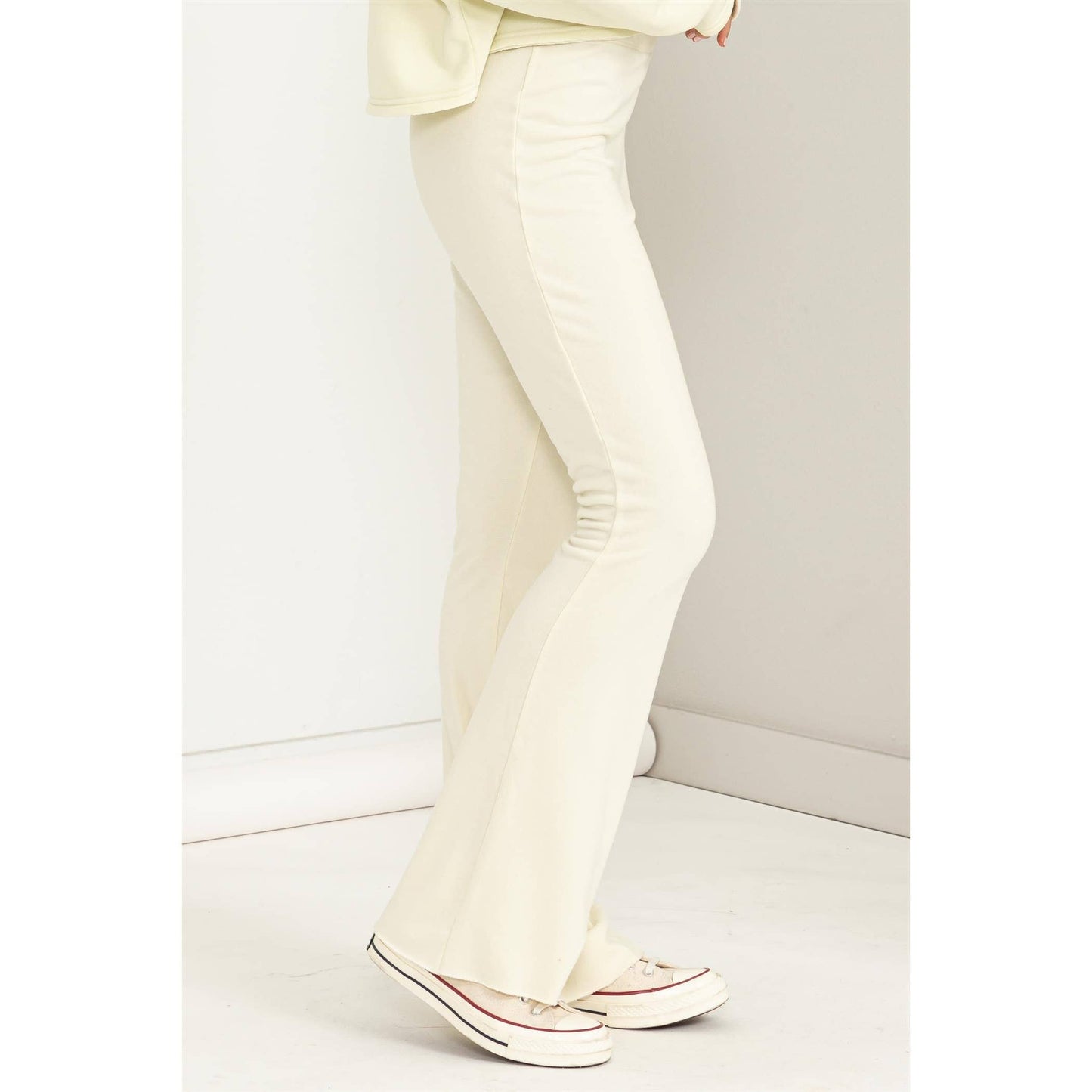 Mid-Rise Flare Lounge Pants