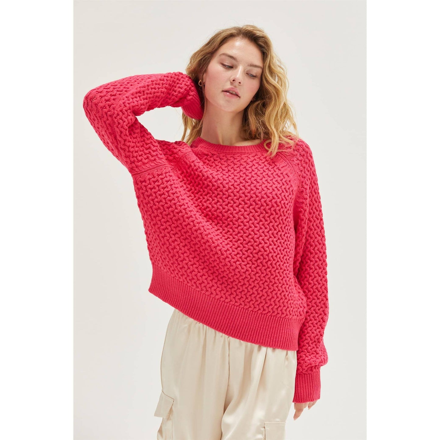 Swirl Knit Sweater