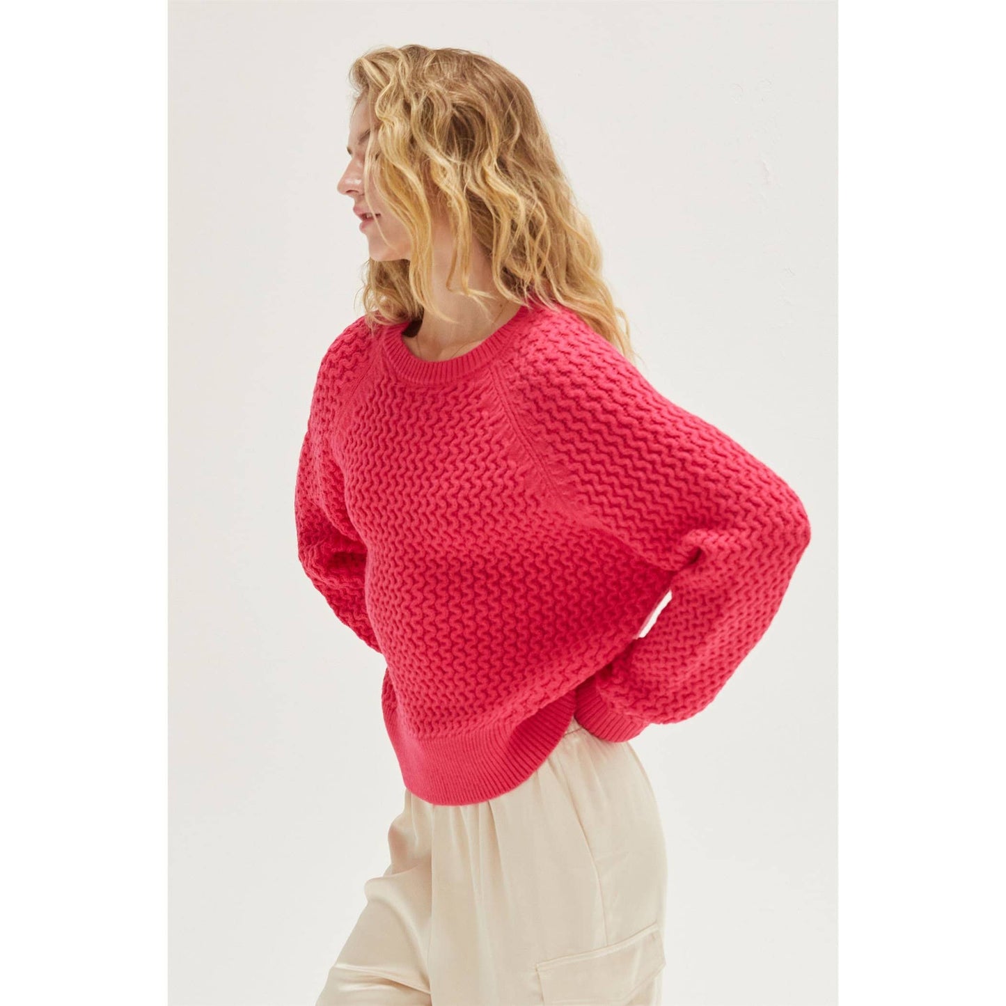 Swirl Knit Sweater