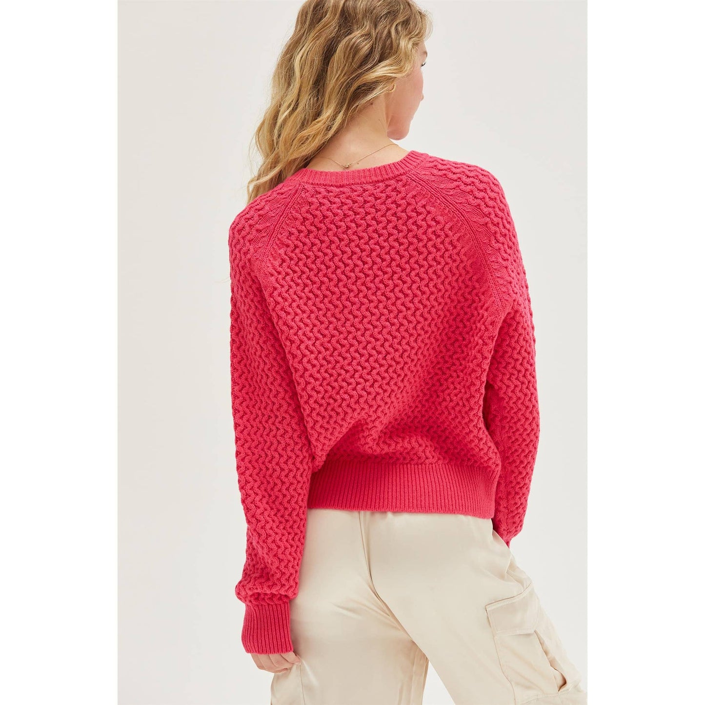 Swirl Knit Sweater