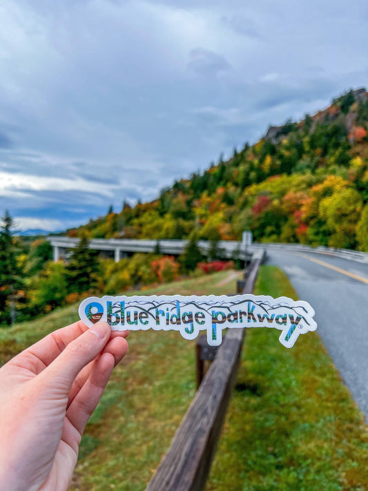 Blue Ridge Parkway Location Sticker