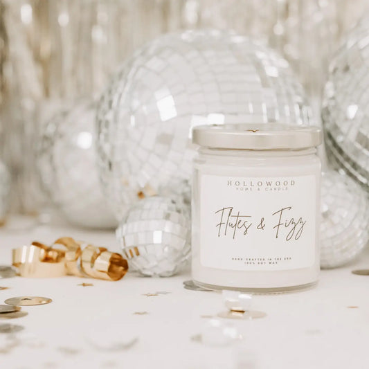 Flutes & Fizz 8oz Soy Candle