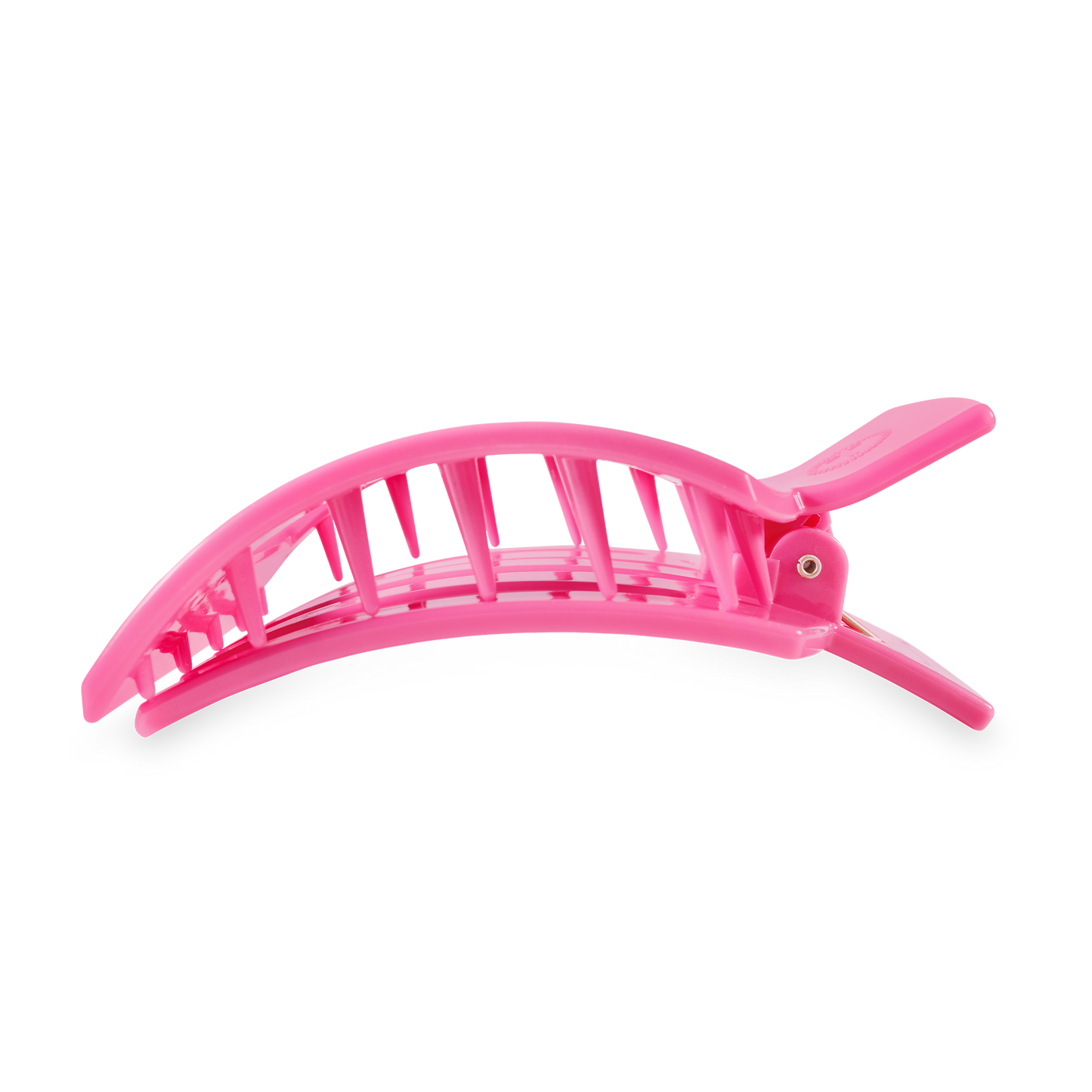 Teleties Large Square Flat Hair Clip - Paradise Pink