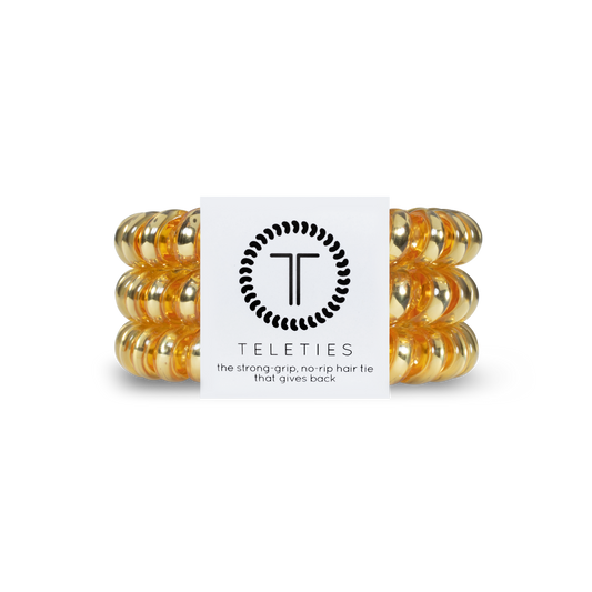 Teleties Large Hair Ties - Sunset Gold