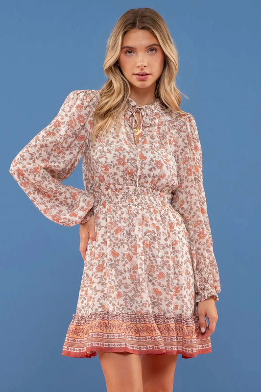 Empire Waist Mini Dress