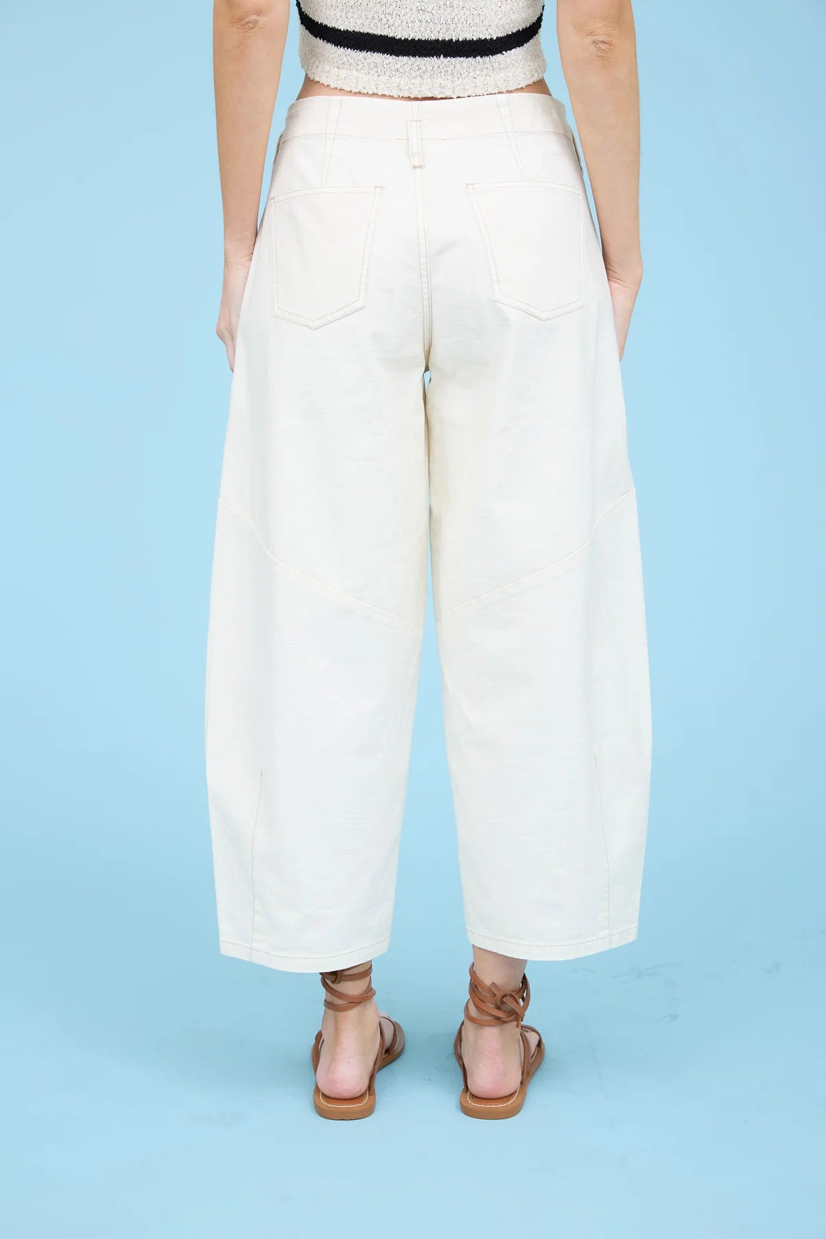 Wide Leg Capri Pants