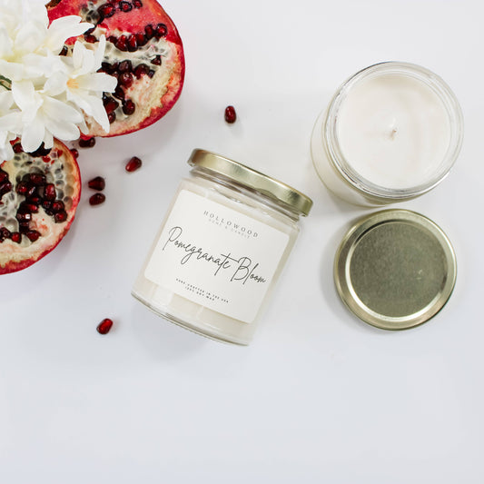 Pomegranate Bloom 8oz Soy Candle