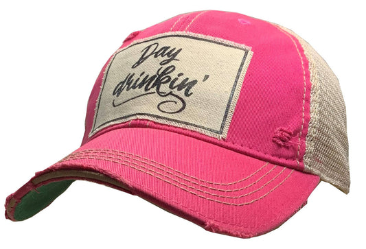 Day Drinkin' Distressed Trucker Hat