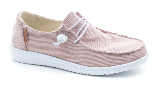 Corkys Blush Corduroy Kayak Slip Ons