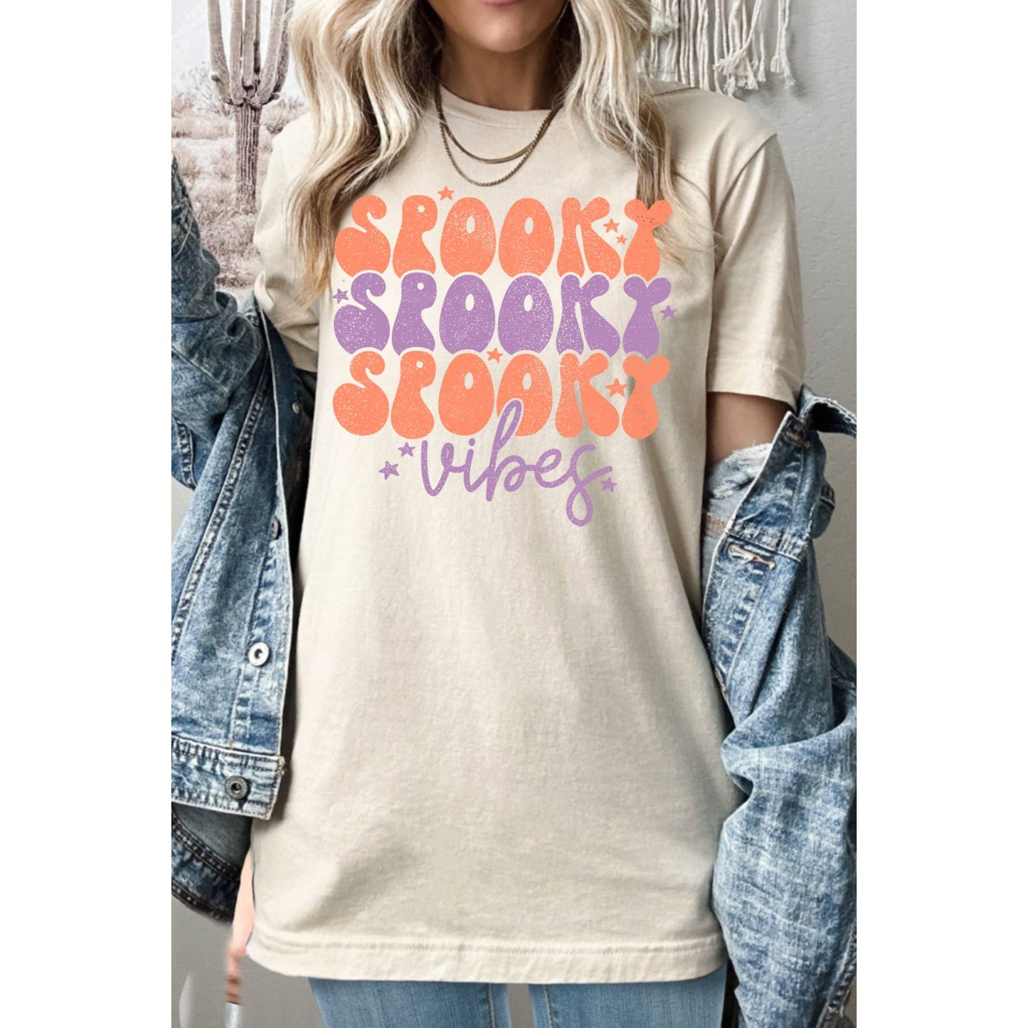 Spooky Vibes Vintage Graphic Tee