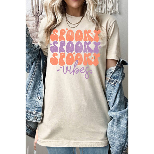 Spooky Vibes Vintage Graphic Tee