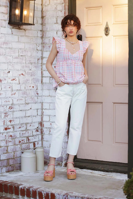 Pastel Baby Doll Top