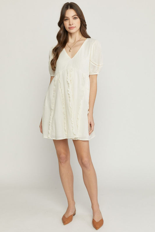 Ivory Babydoll Dress