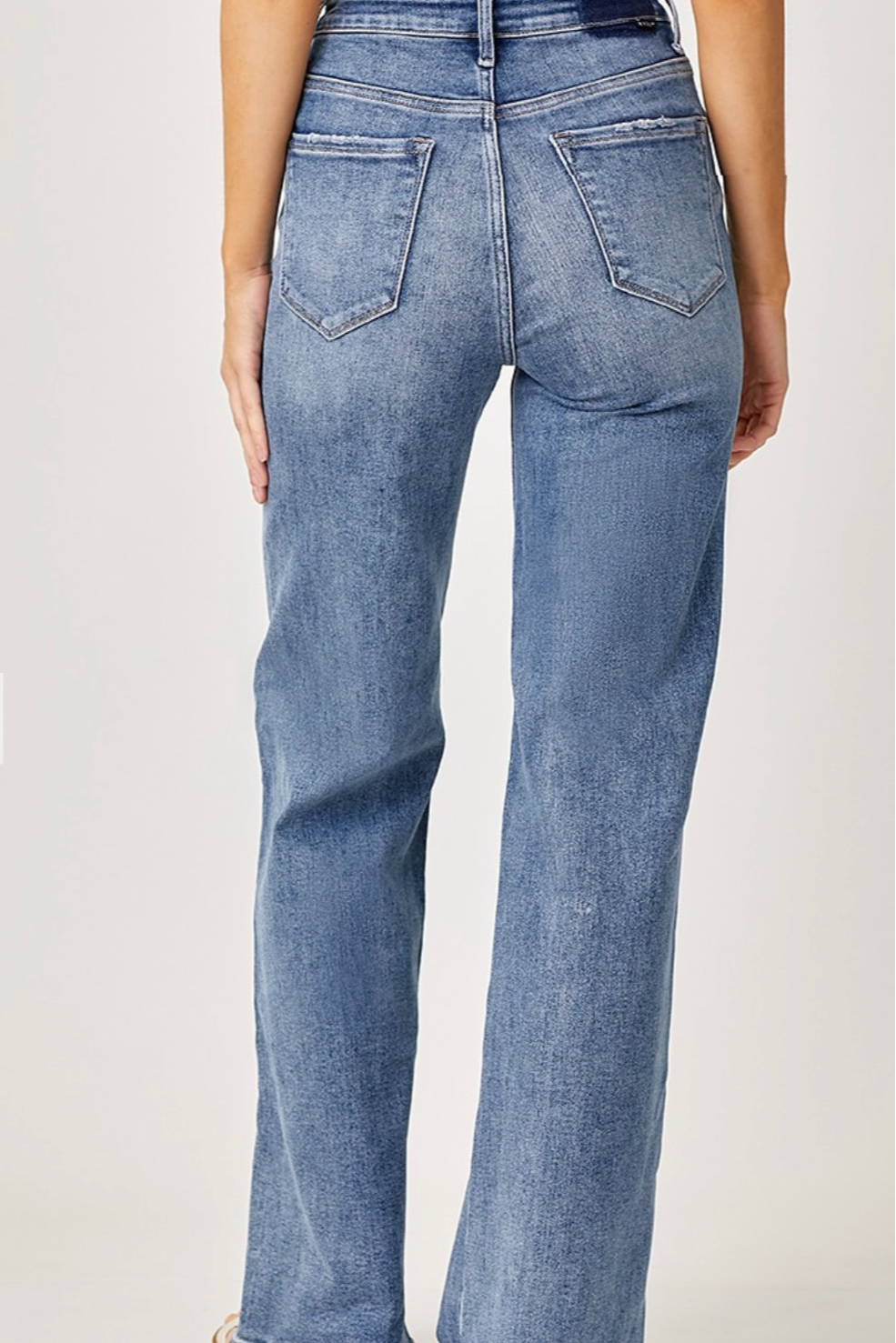 Risen Jeans Mid-Rise Wide Leg